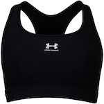 Top Fitness Sem Bojo Under Armour Méida Sustentação HG Padl Adulto PRETO/BRANCO