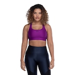 Top Fitness Sem Bojo Under Armour Méida Sustentação HG Padl Adulto ROXO/PRETO