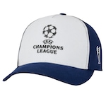 Boné Aba Curva UEFA Champions League Snapback - Adulto AZUL ESC/BRANCO