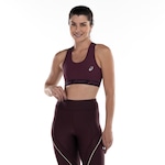 Top Fitness sem Bojo ASICS Média Sustentação Toya Run Basic - Adulto VINHO