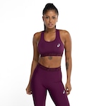 Top Fitness sem Bojo ASICS Média Sustentação Toya Run Basic - Adulto ROXO ESCURO