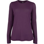 Camiseta Manga Longa Feminina Oxer Crepinho Jogging ROXO