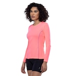 Camiseta Feminina Oxer Manga Longa Run Coral