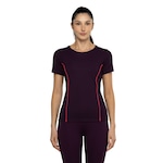 Camiseta Feminina Oxer Vivo Run VINHO/ROSA