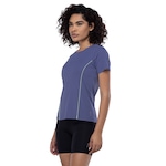 Camiseta Feminina Oxer Vivo Run AZUL/VERDE CLA