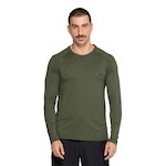 Camiseta Masculina Nord Manga Longa UV VERDE ESCURO