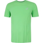 Camiseta Masculina ASICS Manga Curta Racket Recortada VERDE CLARO