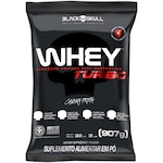 Whey Protein Black Skull Morango Whey Turbo - Refil - 907g Nao Se Aplica