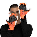 Luvas de Goleiro Uhlsport Resist - Adulto LARANJA/PRETO