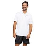 Camisa Polo Masculina Nike Dri-Fit Manga Curta CT Sol BRANCO/PRETO