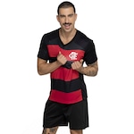 Camiseta do Flamengo Masculina Braziline Scope Vermelho/Preto