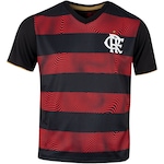 Camiseta do Flamengo Infantil Brains Braziline Vermelho/Preto