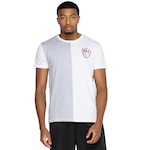 Camiseta do Fluminense Masculina Braziline Dystopia BRANCO