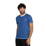 Camiseta do Cruzeiro Masculina Braziline Intel AZUL