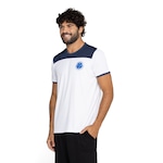 Camiseta do Cruzeiro Masculina Braziline Grasp BRANCO