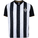 Camiseta do Atlético-MG Infantil Braziline Brains PRETO/BRANCO