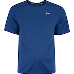 Camiseta Masculina Nike Manga Curta com Proteção UV Miler AZUL CLA/CINZA