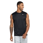 Camiseta Regata Masculina Nike Dri-Fit RLGD SL PRETO/PRATA