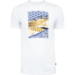 Camiseta Masculina Puma Manga Curta Graphics Photop BRANCO