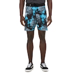 Bermuda Masculina Hurley Hibisco Naci PRETO