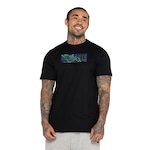 Camiseta Masculina Hurley Manga Curta Silk Madness PRETO