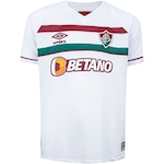 Camisa do Fluminense II 23 Umbro - Infantil BRANCO/VINHO