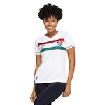 Camisa do Fluminense II 23 Umbro - Feminina BRANCO/VINHO