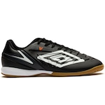 Chuteira Futsal Umbro V Club - Adulto PRETO/BRANCO