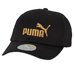 Boné Puma Aba Curva Strapback Ess Bb Cap No 1 Logo - Adulto PRETO