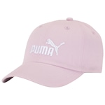 Boné Puma Aba Curva Strapback Ess Bb Cap No 1 Logo - Adulto ROSA/BRANCO