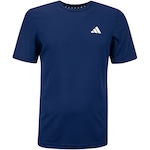 Camiseta adidas Essentials Base - Masculina AZUL ESC/BRANCO