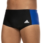 Sunga adidas Colorblock 3 Stripes - Masculina PRETO/AZUL