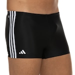 Sunga adidas Boxer 3 Listras - Adulto PRETO/BRANCO