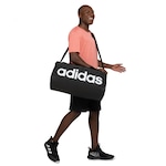 Mala adidas Duffel Linear Média - 39 Litros PRETO