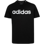 Camiseta adidas Essentials Linear Logo - Infantil PRETO