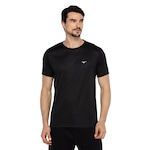 Camiseta Masculina Mizuno Manga Curta Energy PRETO