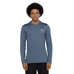 Camiseta Masculina Mizuno Manga Longa Térmica AZUL