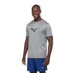 Camiseta Masculina Mizuno Manga Curta Run Spark CINZA