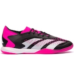 Chuteira Futsal Predator Accuracy.1 in 23 adidas - Adulto PRETO/ROSA