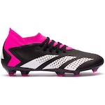 Chuteira de Campo adidas Predator Accuracy.3 - Adulto PRETO/ROSA