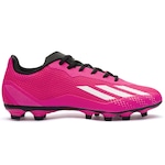 Chuteira Campo X Speedportal.4 adidas - Adulto ROSA/BRANCO