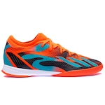 Chuteira do Messi Futsal adidas X Speedportal 22 3 - Adulto LARANJA/PRETO