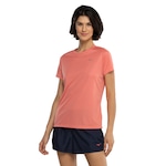 Camiseta Feminina Mizuno Manga Curta Energy LARANJA