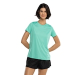 Camiseta Feminina Mizuno Manga Curta Energy VERDE CLARO