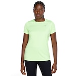 Camiseta Feminina Mizuno Manga Curta Energy VERDE CLARO/CINZA