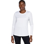 Camiseta Feminina Mizuno Manga Longa Energy BRANCO