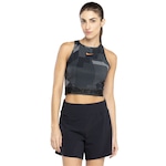 Blusa Regata Cropped Feminina  Nike Np Dri-Fit PRETO/CINZA