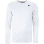 Camiseta Masculina Nike Manga Longa Dri-Fit Rlgd BRANCO/PRETO