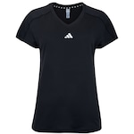 Camiseta Feminina adidas Manga Curta Essentials Minimal PRETO