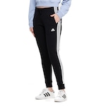 Calça Feminina adidas 3 Listras PRETO/BRANCO